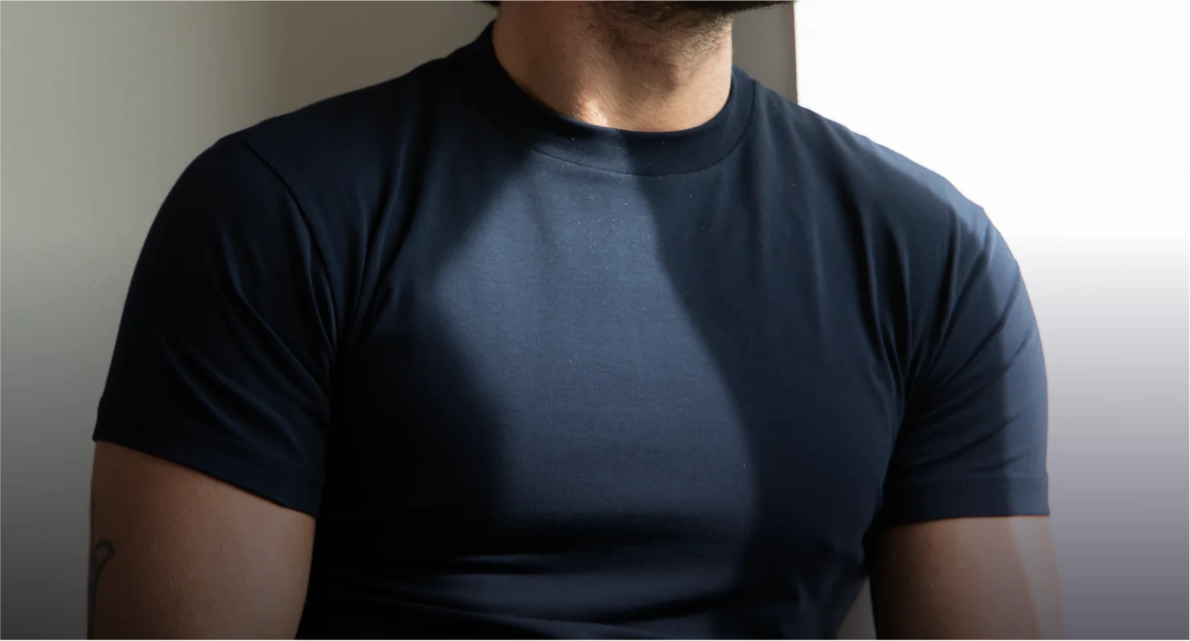 T-shirt da uomo blu Alan Red